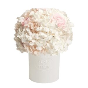 Porcelain Collection - Fleura Vase with Mixed Eternity Flowers